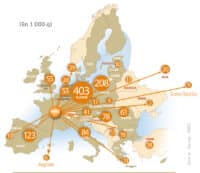 carte exportations maïs semences