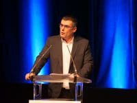 Daniel Peyraube au discours de clôture de l'assemblée de l'AGPM à Toulouse