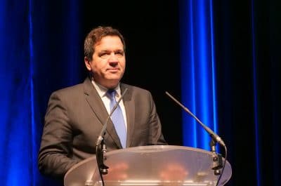 Eric Frétillère président d'irrigants de france au congrès du maïs 2019 à Toulouse