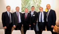 Le Commissaire Européen en présence des Présidents des grandes cultures