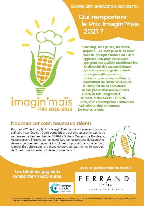 Brochure de présentation du prix Imagin'Maïs 2020-2021