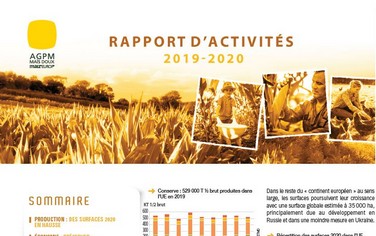 Rapport activité maïs doux 2020