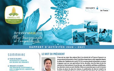 rapport activités irrigants de france 2021