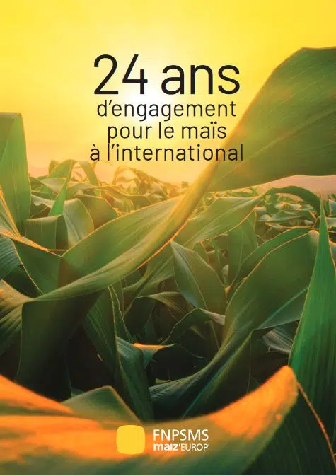 plaquette 24 ans d'engagements pour le maïs à l'international