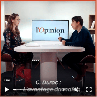 céline Duroc directeur AGPM interviewée par Emmanuelle Ducros de l'Opinion
