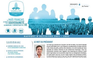 Rapport d'activités IRRIGANTS de France 2022