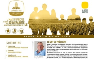 Rapport d'activités Maïs semence 2022