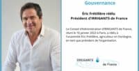 Eric Fétillère réélu président d'irrgants de France