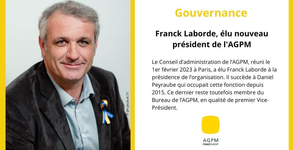 Franck Laborde président AGPM 1 février 2023