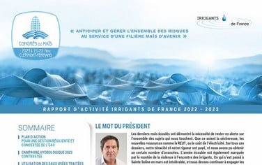 vignette rapport activités Irrigants 2023