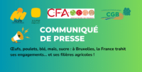 communiqué de presse clauses de sauvegarde ukraines grandes cultures