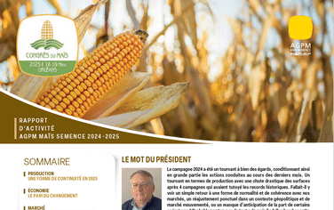 Couv rapport d'activités AGPM Maïs Semence 2025